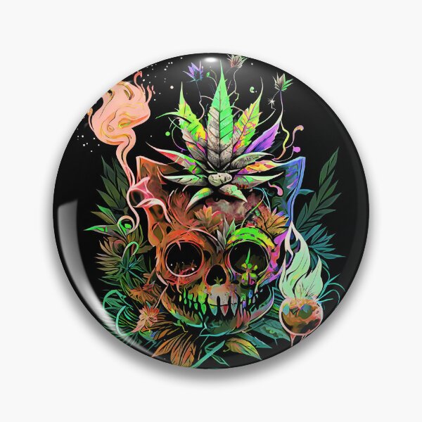 Item preview, Trippy Cat Skull Pineapple Alchemist designed and sold by MindWave THC.