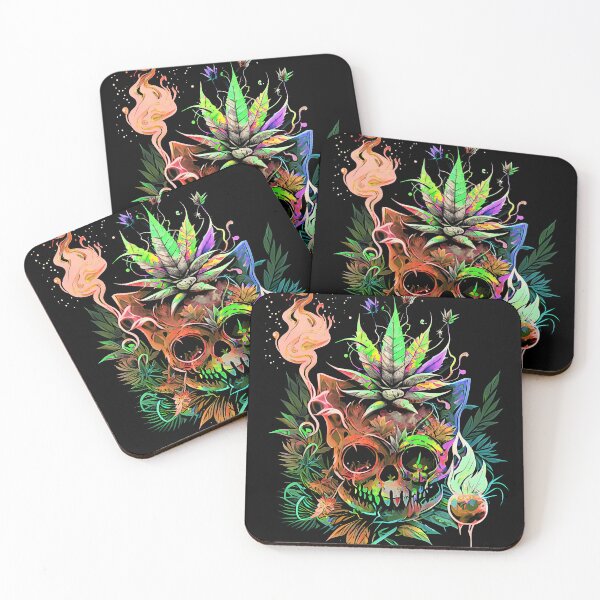 Item preview, Trippy Cat Skull Pineapple Alchemist designed and sold by MindWave THC.