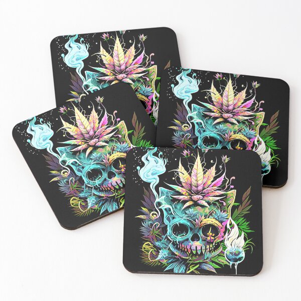Item preview, Trippy Cat Skull Pineapple Alchemist designed and sold by MindWave THC.