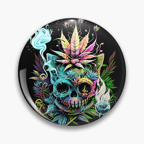 Item preview, Trippy Cat Skull Pineapple Alchemist designed and sold by MindWave THC.