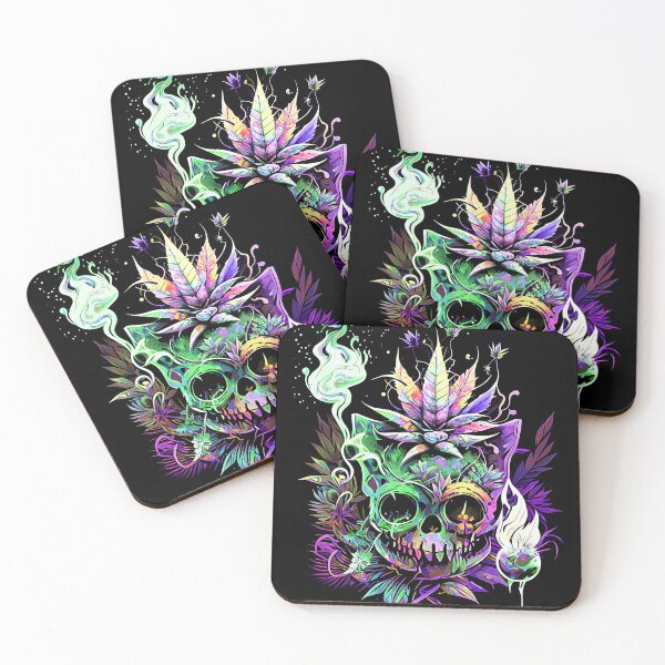 Item preview, Trippy Cat Skull Pineapple Alchemist designed and sold by MindWave THC.