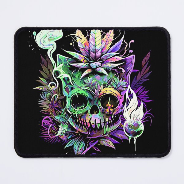 Item preview, Trippy Cat Skull Pineapple Alchemist designed and sold by MindWave THC.