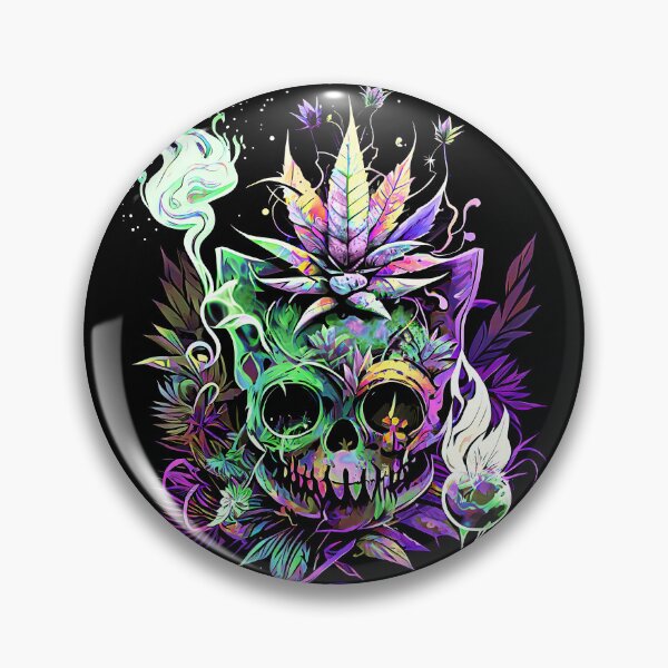 Item preview, Trippy Cat Skull Pineapple Alchemist designed and sold by MindWave THC.