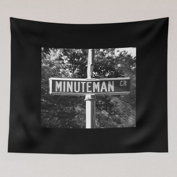 Item preview, A Street Sign Named Minuteman designed and sold by gillet-teanja.