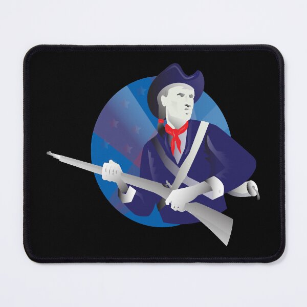 Item preview, American minuteman revolutionary soldier designed and sold by gillet-teanja.
