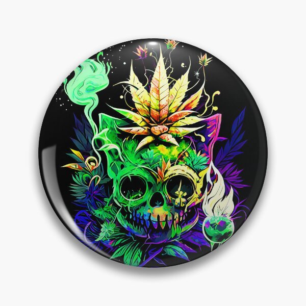 Item preview, Trippy Cat Skull Pineapple Alchemist designed and sold by MindWave THC.
