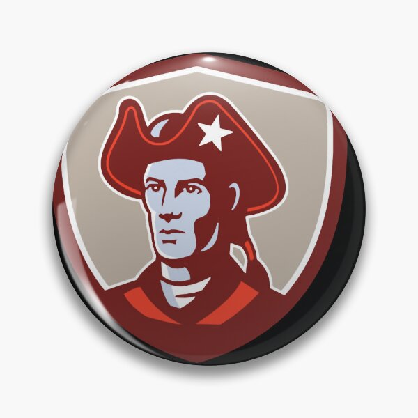 Item preview, American Patriot Minuteman Head Crest Retro designed and sold by gillet-teanja.