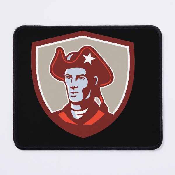 Item preview, American Patriot Minuteman Head Crest Retro designed and sold by gillet-teanja.