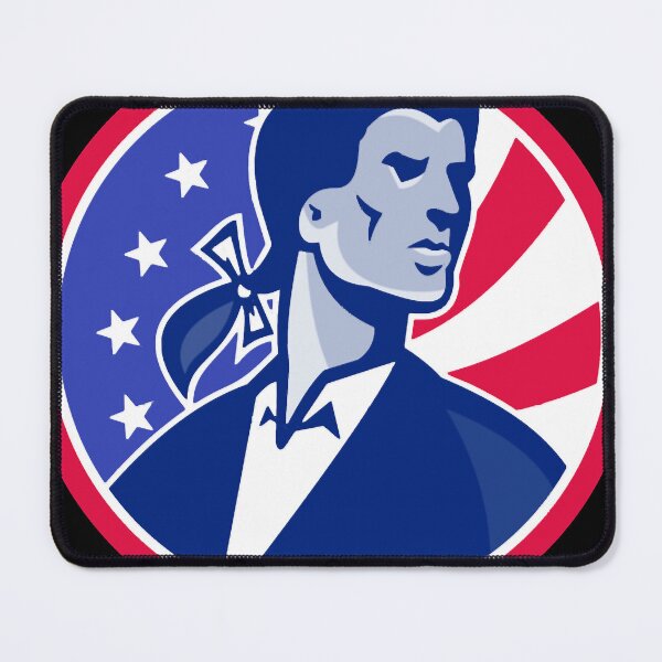 Item preview, American Patriot Minuteman Stars Stripes Flag designed and sold by gillet-teanja.