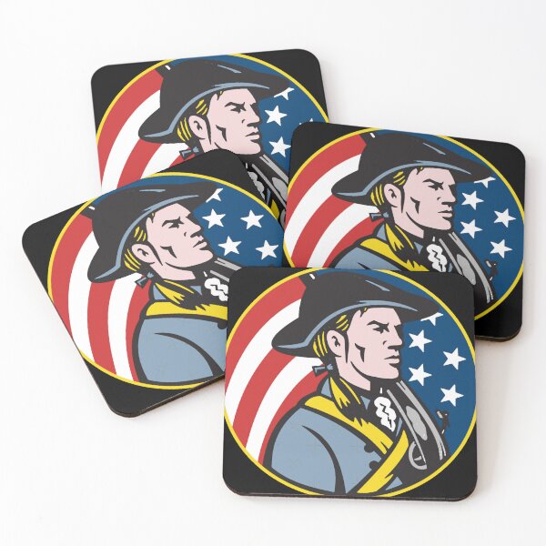 Item preview, American Patriot Minuteman With Flag  designed and sold by gillet-teanja.