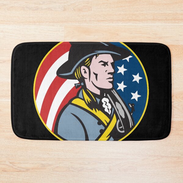 Item preview, American Patriot Minuteman With Flag  designed and sold by gillet-teanja.