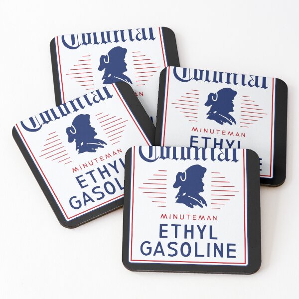 Item preview, Colonial Minuteman Ethyl Gasoline designed and sold by gillet-teanja.