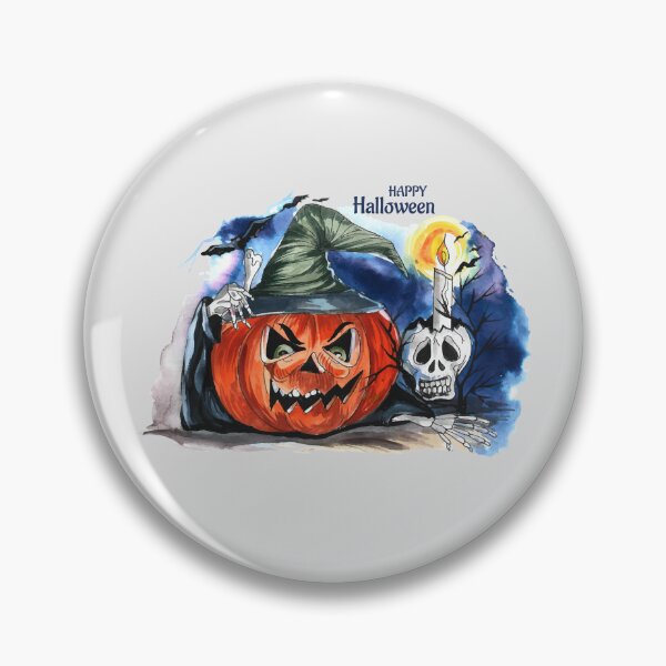 Item preview, pumpkin and the skull in the dark  designed and sold by quanlh.