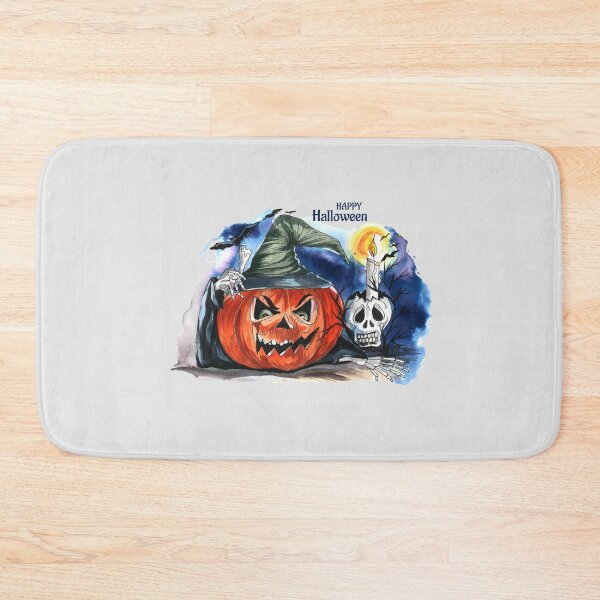Item preview, pumpkin and the skull in the dark designed and sold by quanlh.