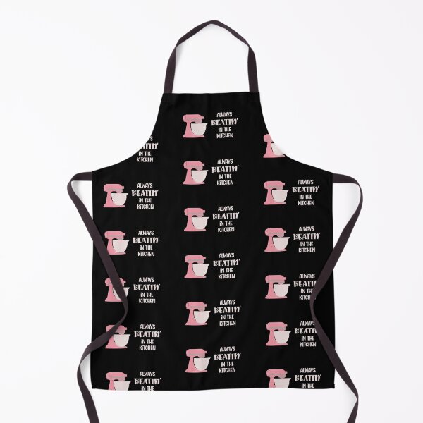 Item preview, Always Beatin’ in the Kitchen (Pink on Black) designed and sold by epinkb.