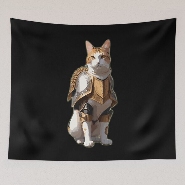 Item preview, Calico Cat In Armor designed and sold by DonnaPeaches.