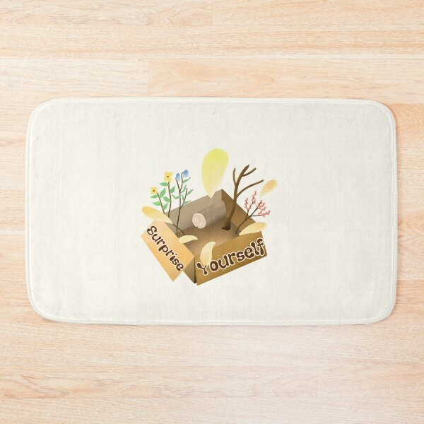 Item preview, Surprise yourself cottagecore and hygge sticker by DozyJov designed and sold by DozyJov.