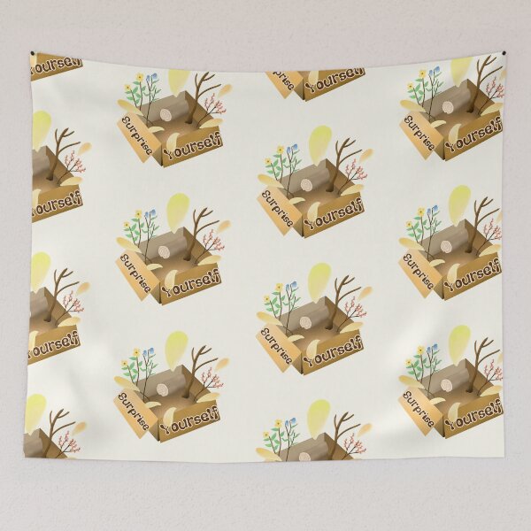 Item preview, Surprise yourself cottagecore and hygge sticker by DozyJov designed and sold by DozyJov.