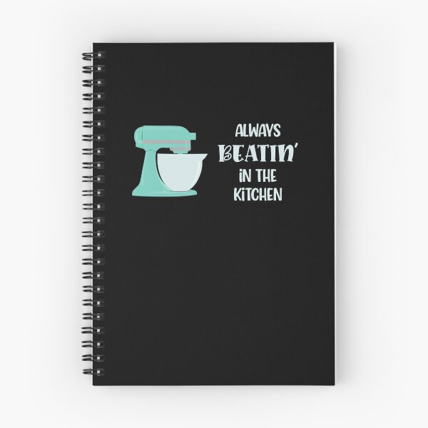 Item preview, Always Beatin’ in the Kitchen (Aqua on Black) designed and sold by epinkb.