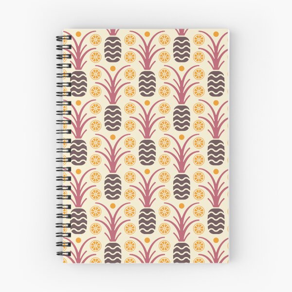 Item preview, KF 0082 H - Vintage Retro Tropical Fruits 70s Modern Geometric Floral Pattern designed and sold by KhakiFinch.