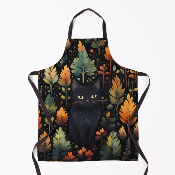 Item preview, Black Cat Forest Pattern designed and sold by MNFTs.