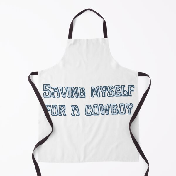 Item preview, Saving myself for a cowboy - blue designed and sold by Ashley Cooper.