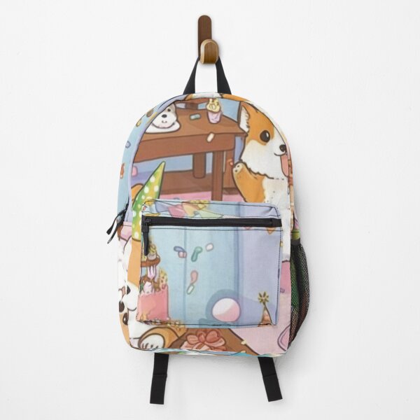 Item preview, Kawaii Corgi Birthday Party with Chibi Animals designed and sold by Akira Miyamoto.
