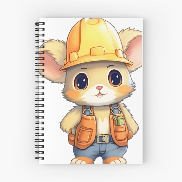 Item preview, Cute Mouse Construction Worker    designed and sold by RicenScota.