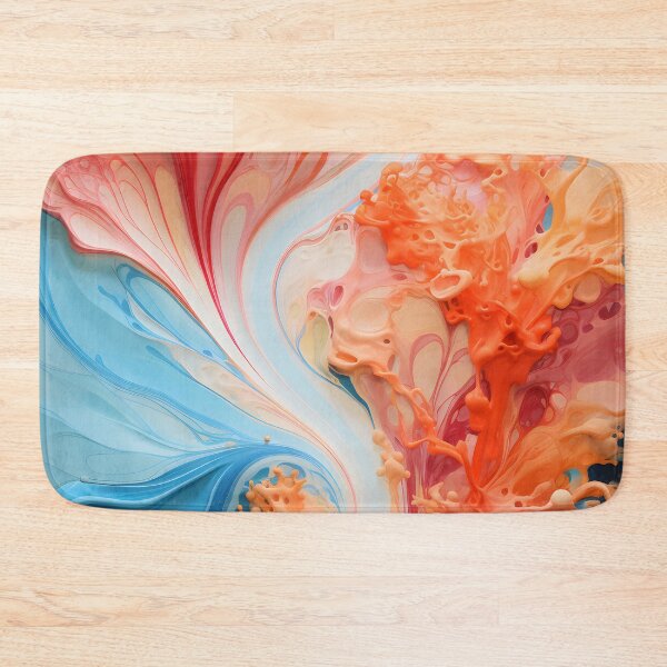 Item preview, Simple Ebru Abstract Art 4 designed and sold by Maxouniverse.