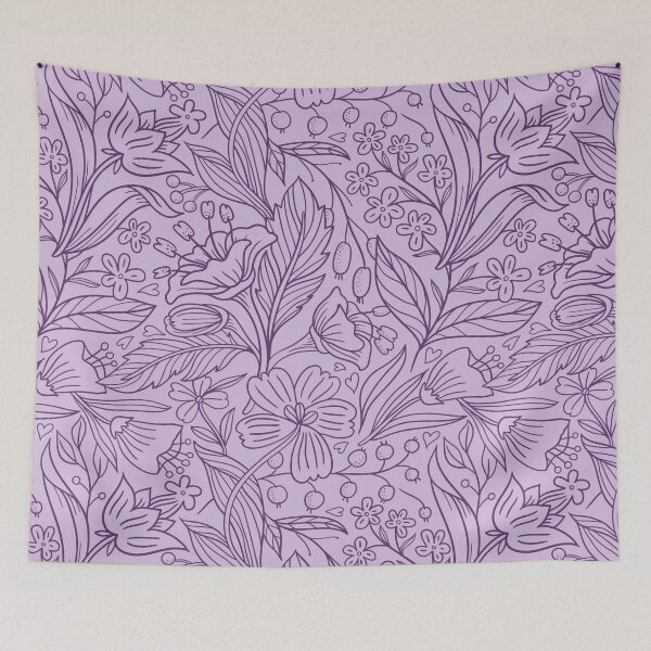 Item preview, Purple Mania Flower Print - 3 designed and sold by timlee87.