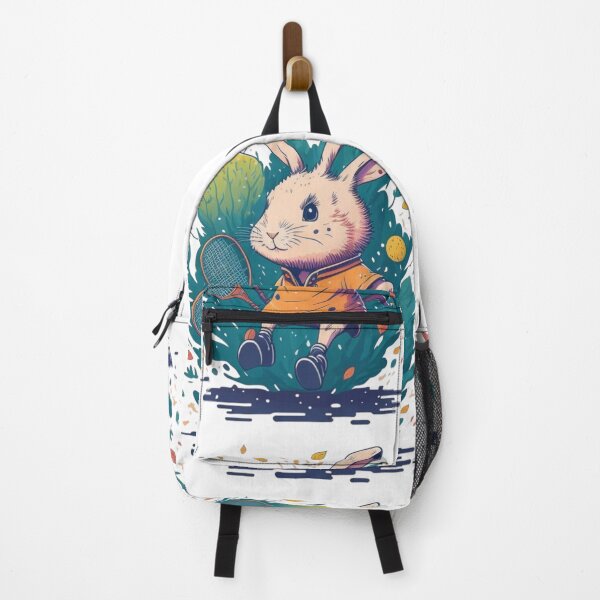 Item preview, rabbit playing tennis designed and sold by Mo-rx.