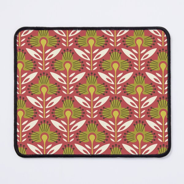 Item preview, KF 0083 B - Vintage Retro Flower 70s Modern Geometric Floral Pattern designed and sold by KhakiFinch.