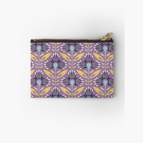 Item preview, KF 0083 D - Vintage Retro Flower 70s Modern Geometric Floral Pattern designed and sold by KhakiFinch.