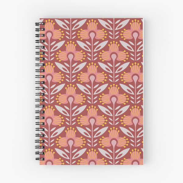 Item preview, KF 0083 E - Vintage Retro Flower 70s Modern Geometric Floral Pattern designed and sold by KhakiFinch.