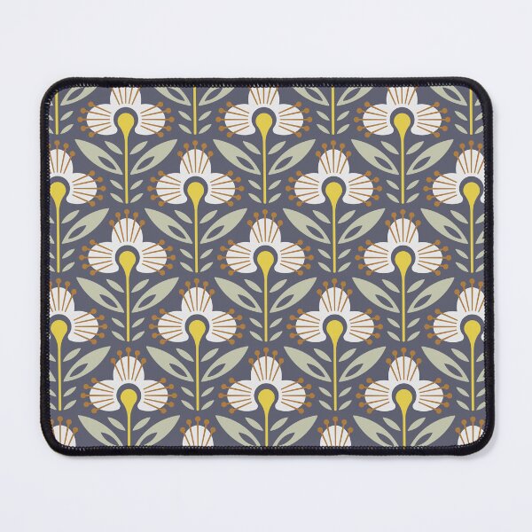 Item preview, KF 0083 F - Vintage Retro Flower 70s Modern Geometric Floral Pattern designed and sold by KhakiFinch.
