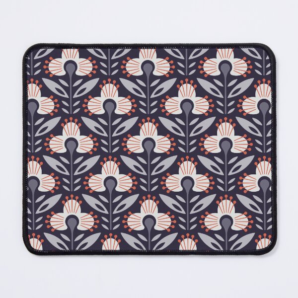 Item preview, KF 0083 G - Vintage Retro Flower 70s Modern Geometric Floral Pattern designed and sold by KhakiFinch.