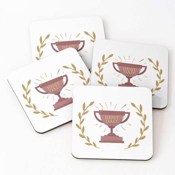 Item preview, Best Dad with laurels designed and sold by MerchQuiTue.