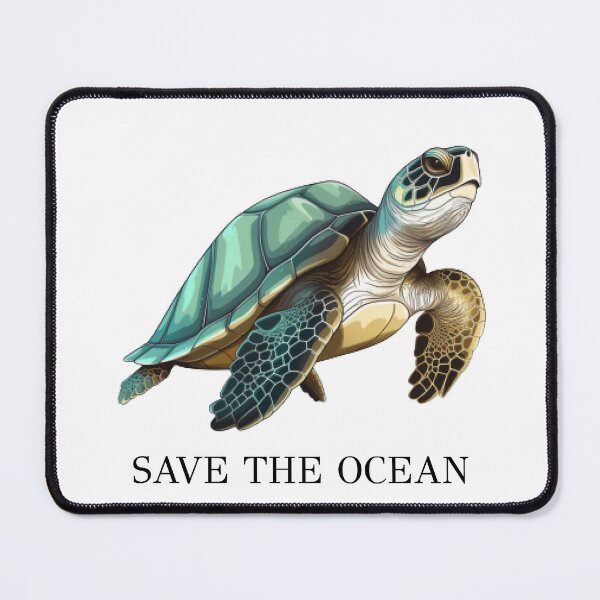 Item preview, Turtle - save the ocean designed and sold by oeoproducts.