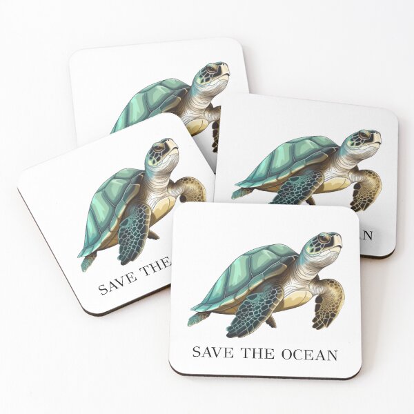 Item preview, Turtle - save the ocean designed and sold by oeoproducts.