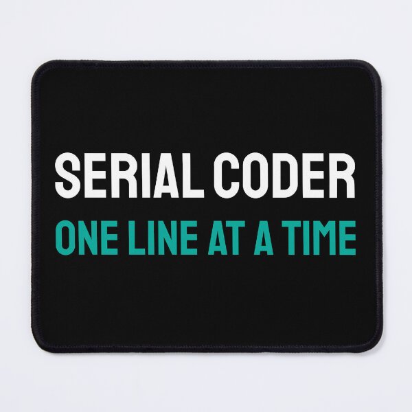 Item preview, Serial coder: one line at a time | programming is fun designed and sold by twisted-dot.