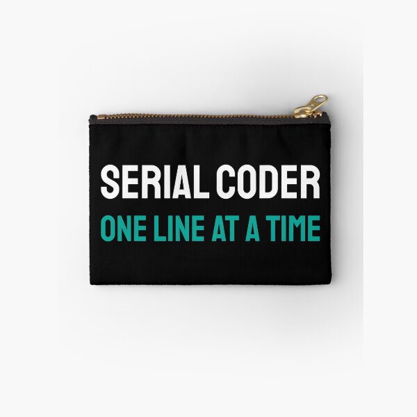 Item preview, Serial coder: one line at a time | programming is fun designed and sold by twisted-dot.