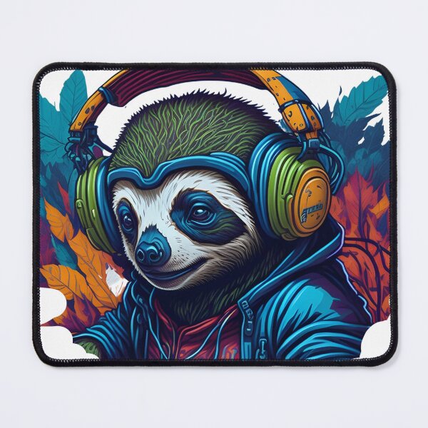 Item preview, DPrompt Design, T-Shirt, Funny Animals Shirt, Dad Gifts, Mom Gift, Her Gifts, His Gifts, Graphic Tee, Cute Sloth DJ designed and sold by DPrompt.