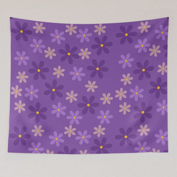 Item preview, Purple Mania Flower Print - 4 designed and sold by timlee87.