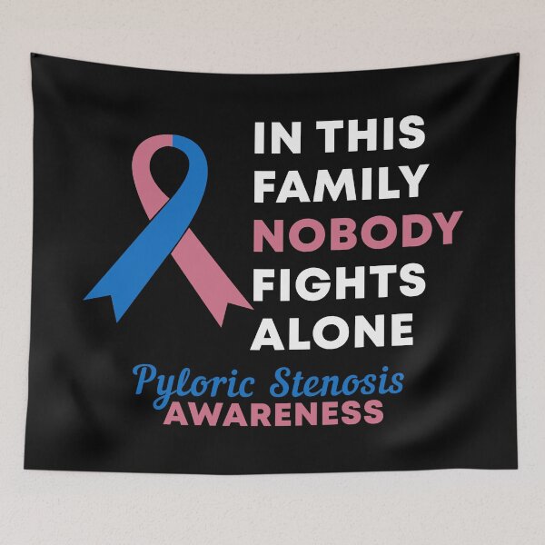 Item preview, In This Family Nobody Fights Alone Pyloric Stenosis Awareness designed and sold by Color-Sparkle.