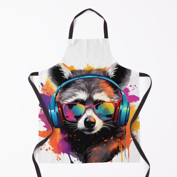 Item preview, Racoon Hipster Cool Vibes designed and sold by DaliusD.