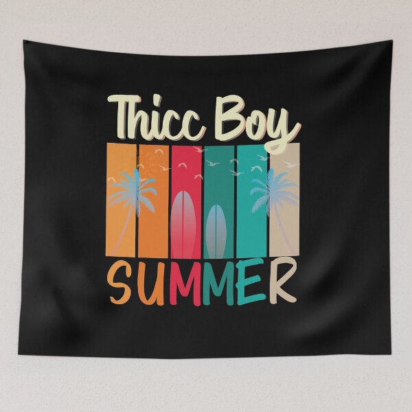 Item preview, Thicc Boy Summer Funny Vintage summer Style For Beach designed and sold by ALITOPRINCE.