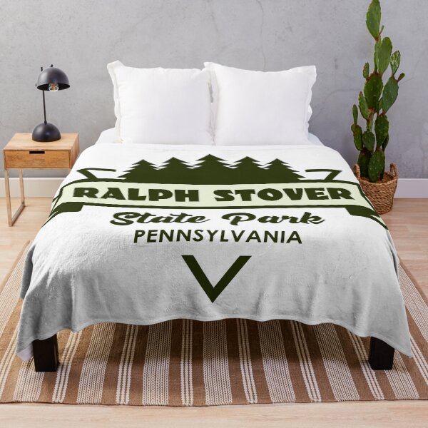 Item preview, Ralph Stover State Park Pennsylvania Trees And Ribbon designed and sold by bivenart.