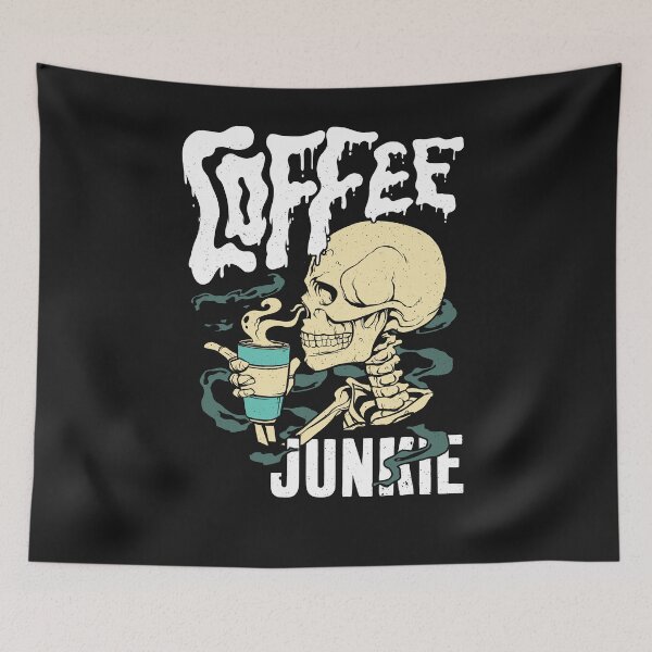 Item preview, Coffee Junkie - Cafe Addiction designed and sold by ChrisFeil.
