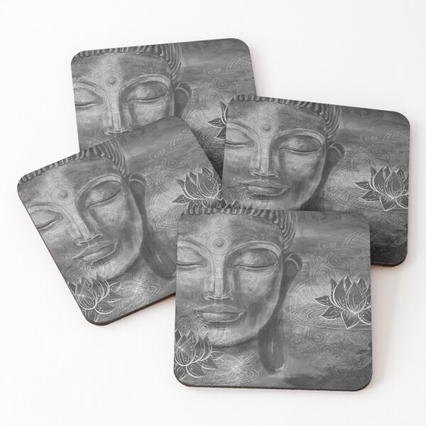 Item preview, Buddha B&W 2 designed and sold by christineiris.