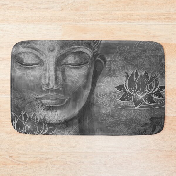 Item preview, Buddha B&W 2 designed and sold by christineiris.